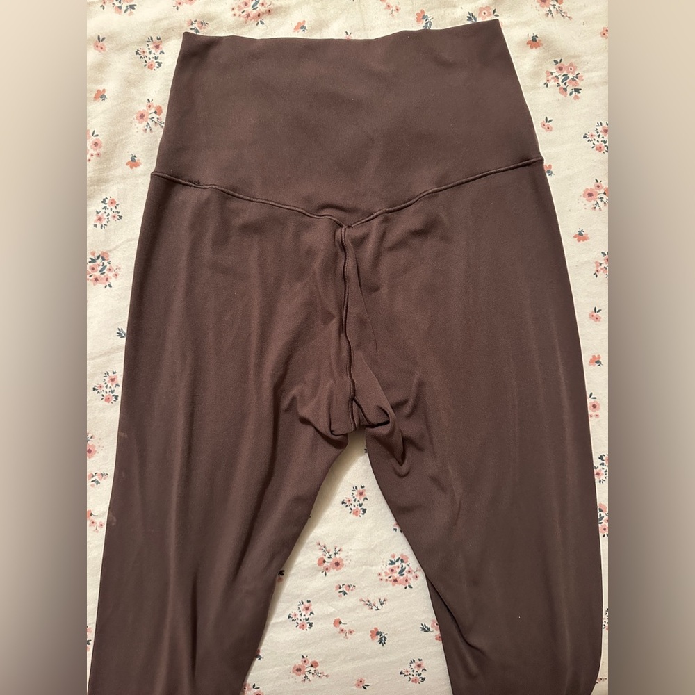 aerie Chocolate Brown High-Rise 7/8 Leggings - Picture 2 of 4